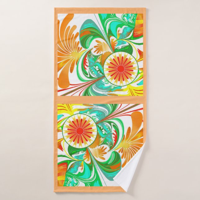 Explosion de Citrus (Serviette de bain)
