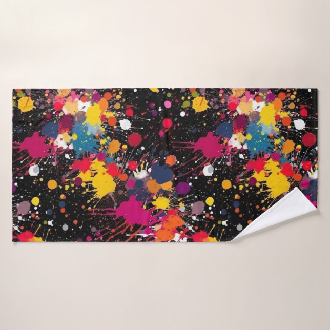 Explosion de couleur (Serviette de bain)