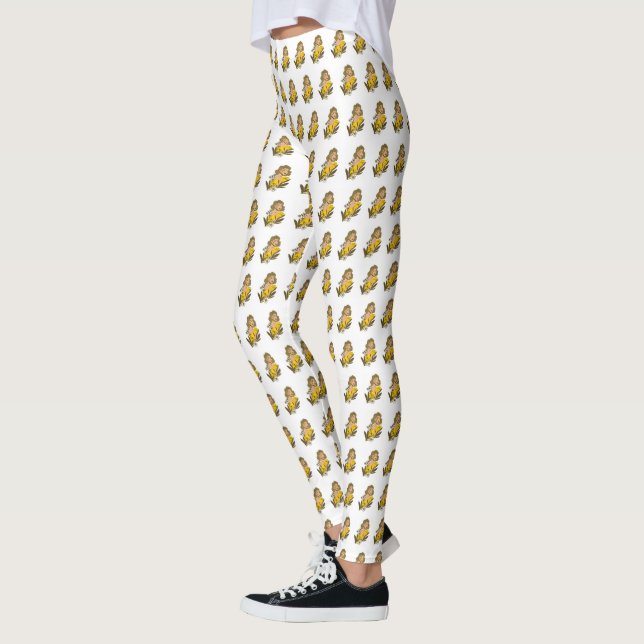 Explosion de Couleur : Styles de Legging à la Mode (Gauche)
