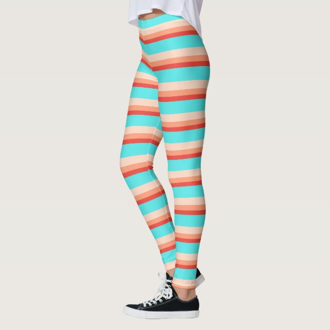 Explosion de Couleur : Styles de Legging à la Mode (Gauche)