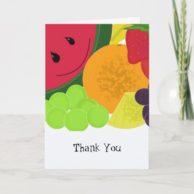 Explosion de fruits amusants Merci (Devant)