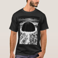 Explosion de la ville d'Akira cyberpunk T-Shirt es