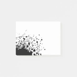 explosion de musique cool post-it