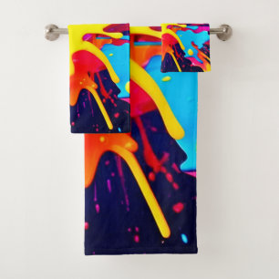 Explosion de peinture radiante