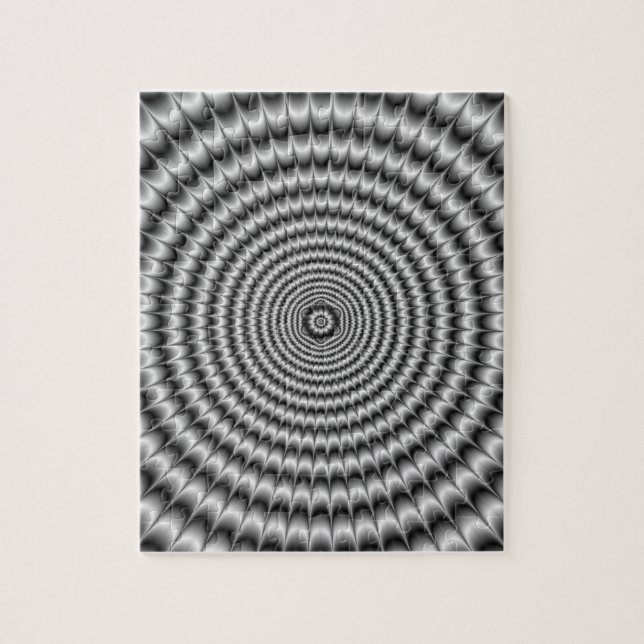 Explosion de puzzle en argent (Vertical)