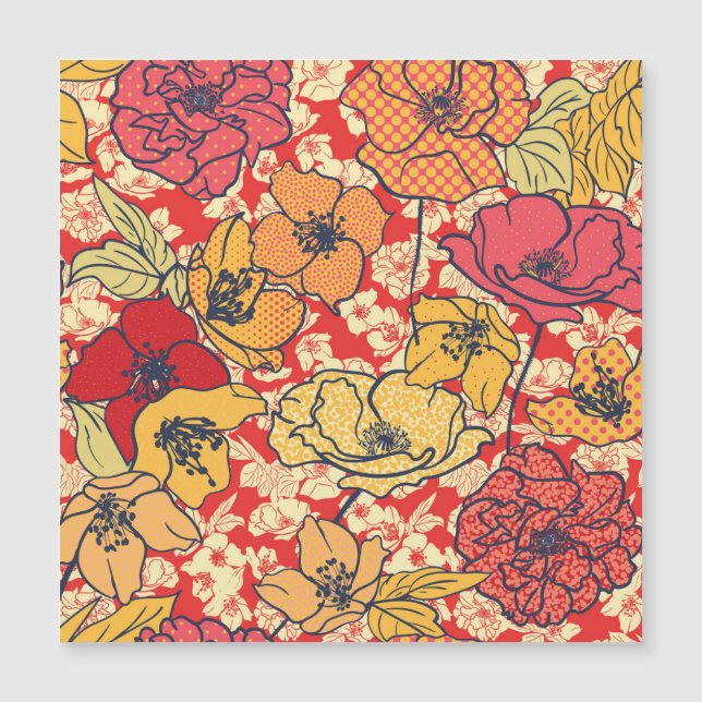 Explosion florale : Tendance Vintage transparente. (Devant)