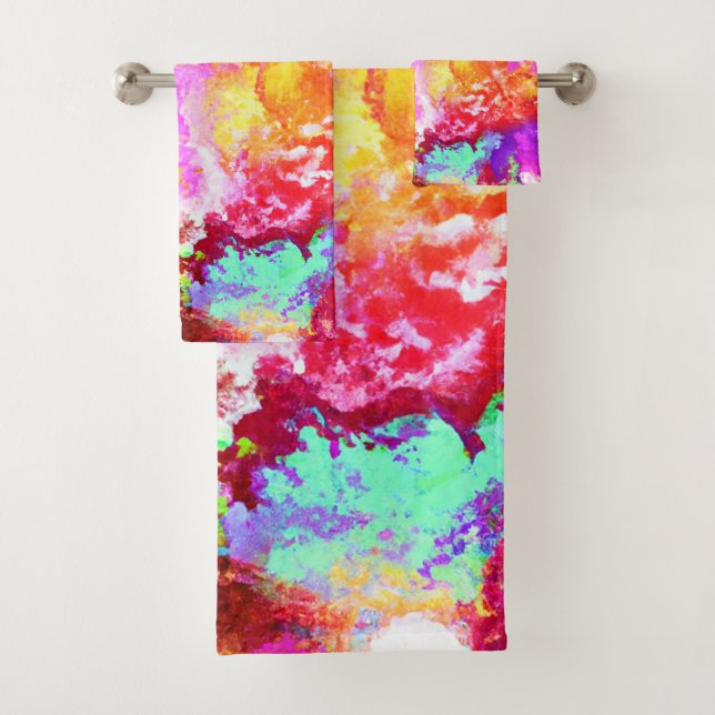 Explosions Abstraites de couleurs artistiques (En situation)