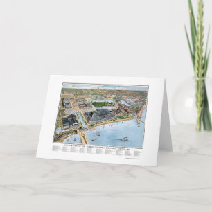 Expo colombienne de Chicago, carte panoramique de