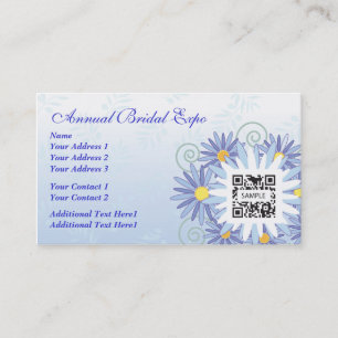 Expo nuptiale de modèle de carte de visite