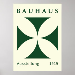 Exposition Bauhaus 1919 Géométrique, décoration in