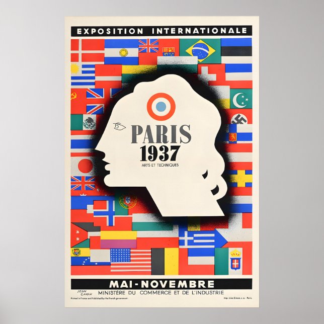 Exposition de Paris 1937 - Affiches Imprimées (Devant)