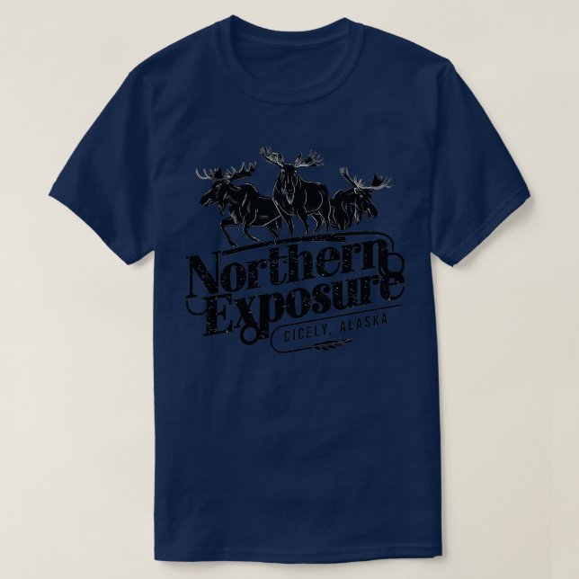 Exposition nord Cicely Alaska TShirt 4 (Design devant)