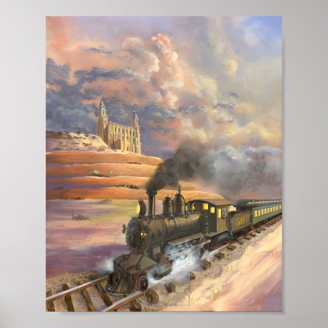 Express à la nostalgie : Poster du chemin de fer r (Devant)