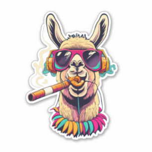 Express avec Stickers Llama Vinyl