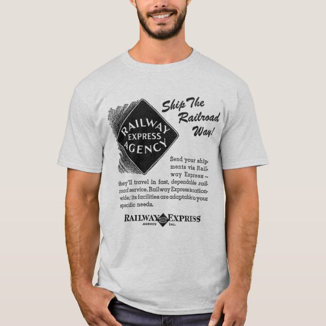 Express de chemin de fer - embarquez le T-shirts (Devant)