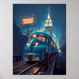 Express Metropolis   Train Art Déco New York