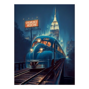 Express Metropolis   Train Art Déco New York