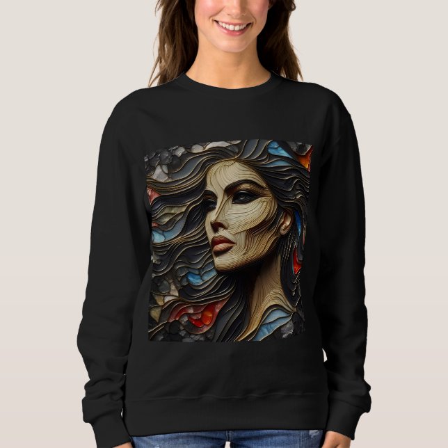Expression artistique Sweatshirt féminine 14 (Devant)