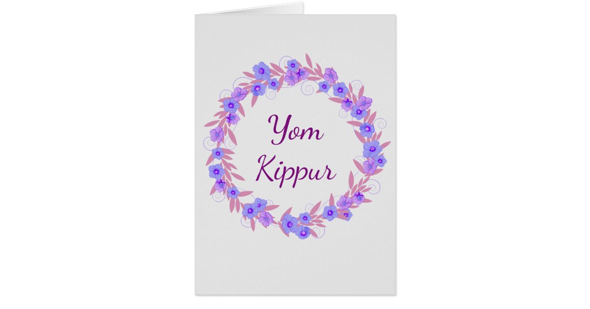 carte de voeux kippour