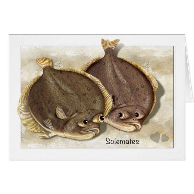 Expressions de Solemates de carte d'amour (Devant horizontal)