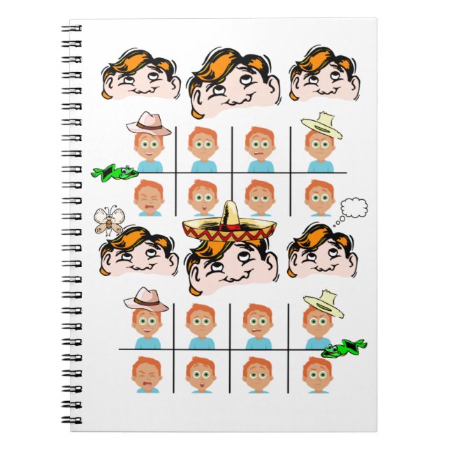 Expressions Visages Cahier (Devant)