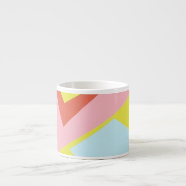 Expresso Belles et Vibrantes Couleurs ! Tasse à Espresso (Devant)