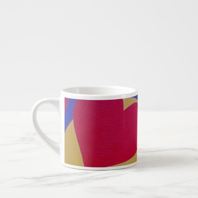 Expresso Belles et Vibrantes Couleurs ! Tasse à Espresso (Gauche)