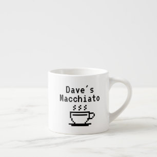 Expresso Caffè Macchiato tasse de café tasse avec nom perso