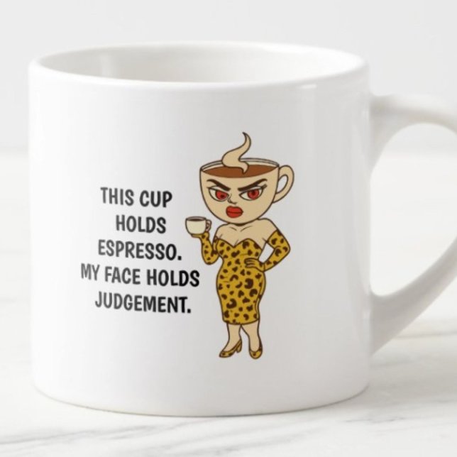 Expresso Cette tasse contient de l'espresso. Mon visage res (Créateur téléchargé)