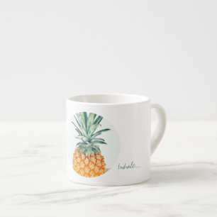 Expresso Élégant inhalez la tasse de café pâle de café