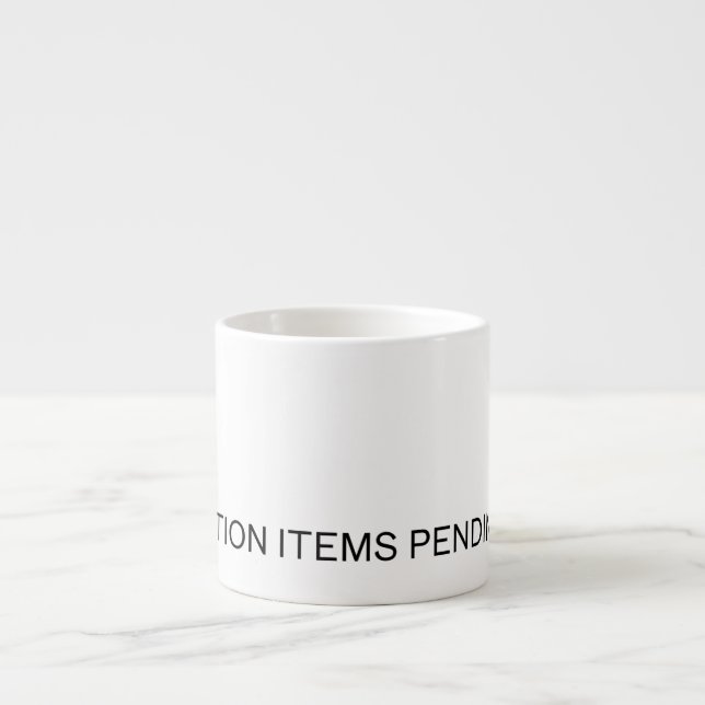 Expresso Éléments d'action en attente | Tasse à espresso Pr (Devant)