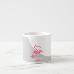 Expresso Flamant rose Amour Grande Lune tasse espresso