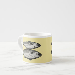 Expresso Jaune de tasse de café express de maquereau