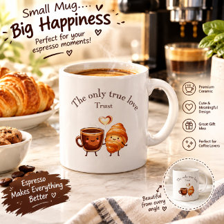 Expresso Jolie Tasse Café et Croissant – Le Seul et Unique