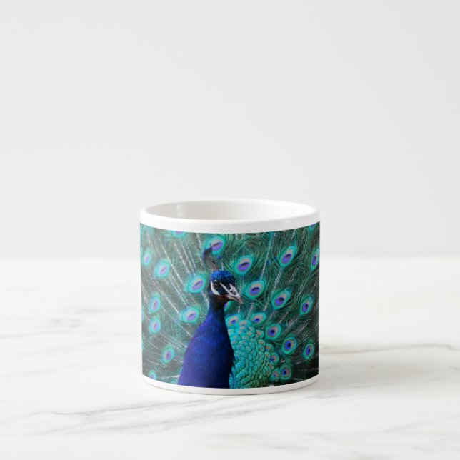 Expresso Jolie tasse de spécialité de paon (Devant)