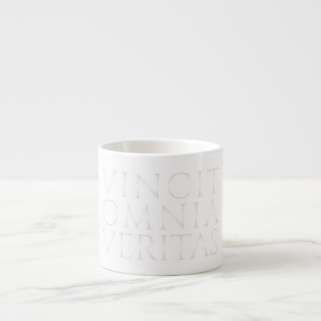 Expresso LA VÉRITÉ TRIOMPHE DE TOUT - Tasse de café espress (Devant)