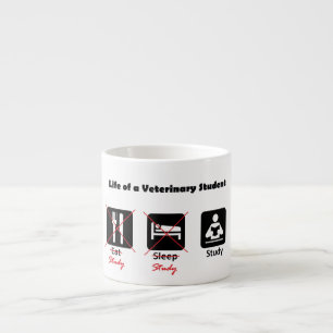 Expresso La vie d'une tasse vétérinaire de café express