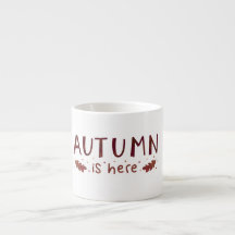 L'automne est là Tasse minimaliste d'automne
