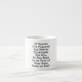 Expresso L'INTJ dans lui est tasse de café express