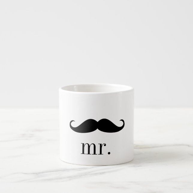 Expresso M. Mustache : Tasse de café express (Devant)