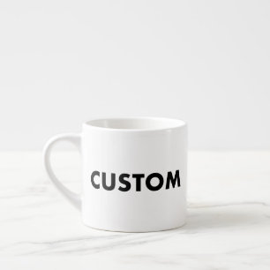Expresso Modèle de tasse à espresso personnalisée vierge