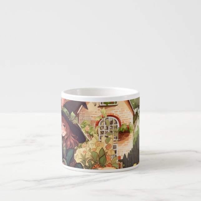 Expresso Petite Sorcière et Renard Mignon | Tasse à Espress (Devant)