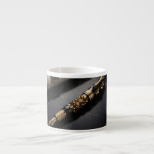Tasse à café en forme de stylo plume de luxe