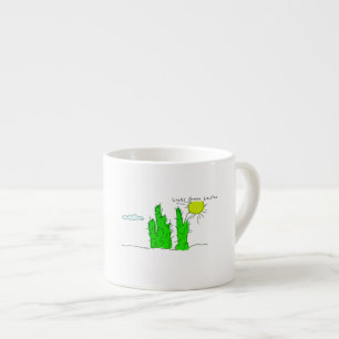 Expresso Tasse à café espresso Cactus Lucky Green