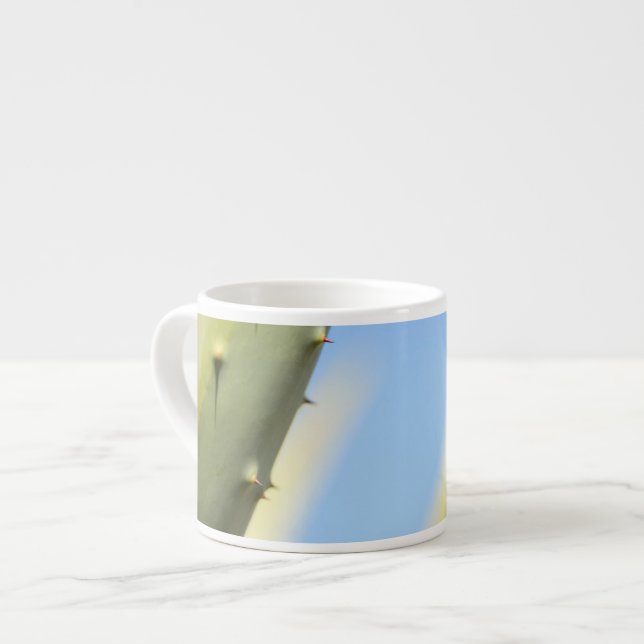 Expresso Tasse à café Espresso Stylée Verte Aloe Ciel Bleu (Devant gauche)