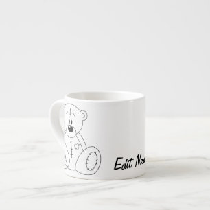 Expresso Tasse à café Ours en peluche personnalisé