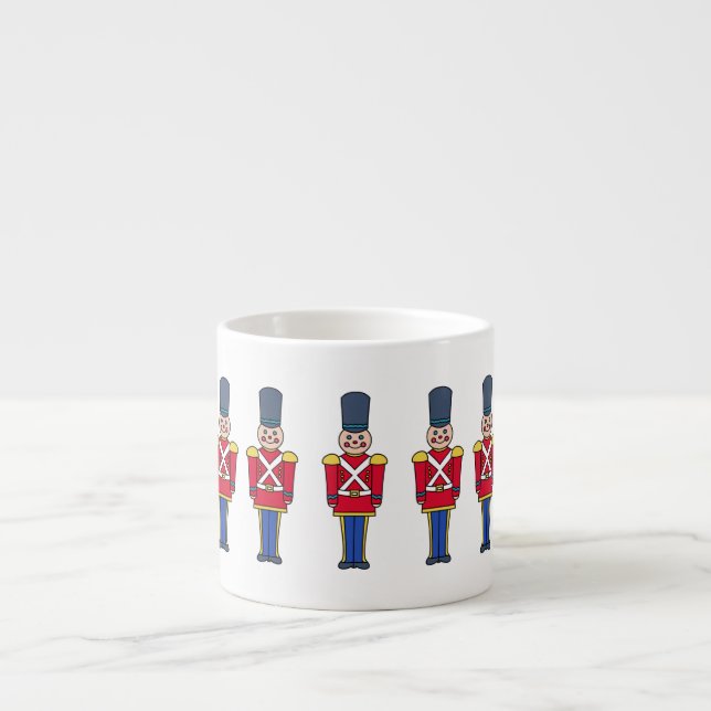 Expresso Tasse à café Soldats de jouet de Noël  (Devant)