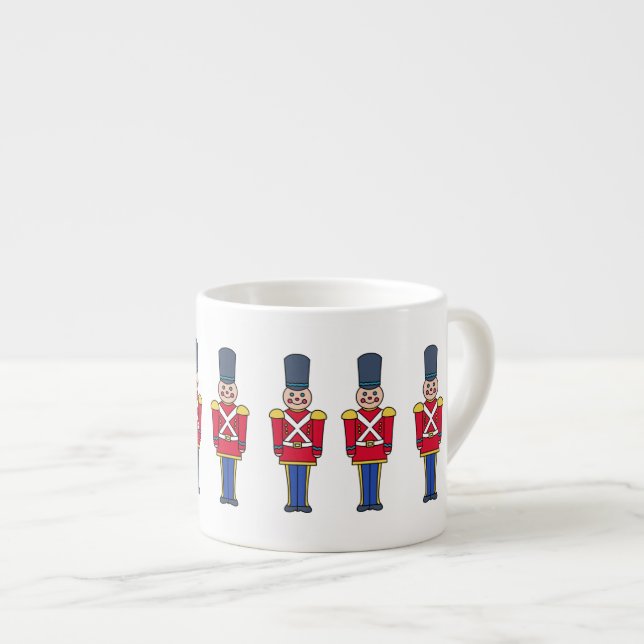 Expresso Tasse à café Soldats de jouet de Noël  (Devant droit)