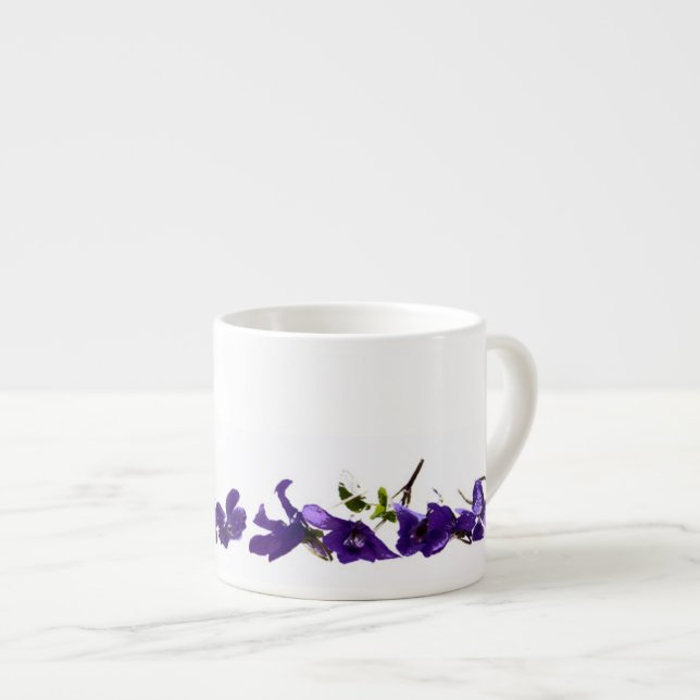 Expresso tasse à café Violettes (Devant droit)