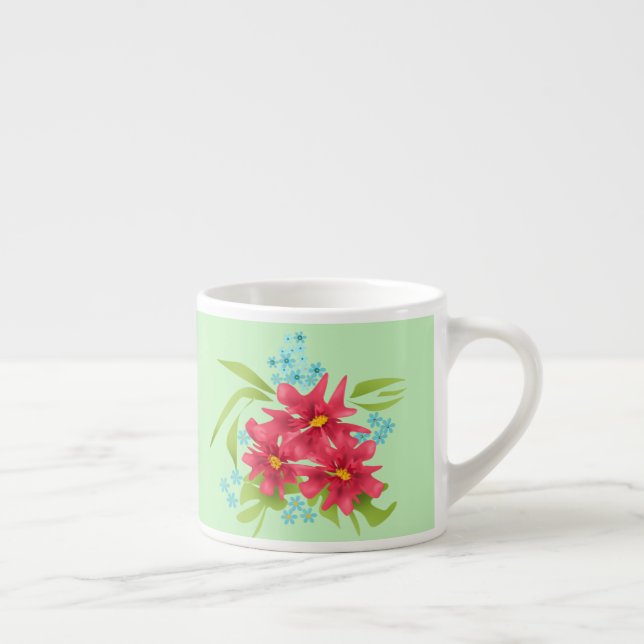 Expresso Tasse à espresso bouquet printanier (Droite)
